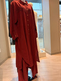 2 Pcs Long Tunic Set - Cotton