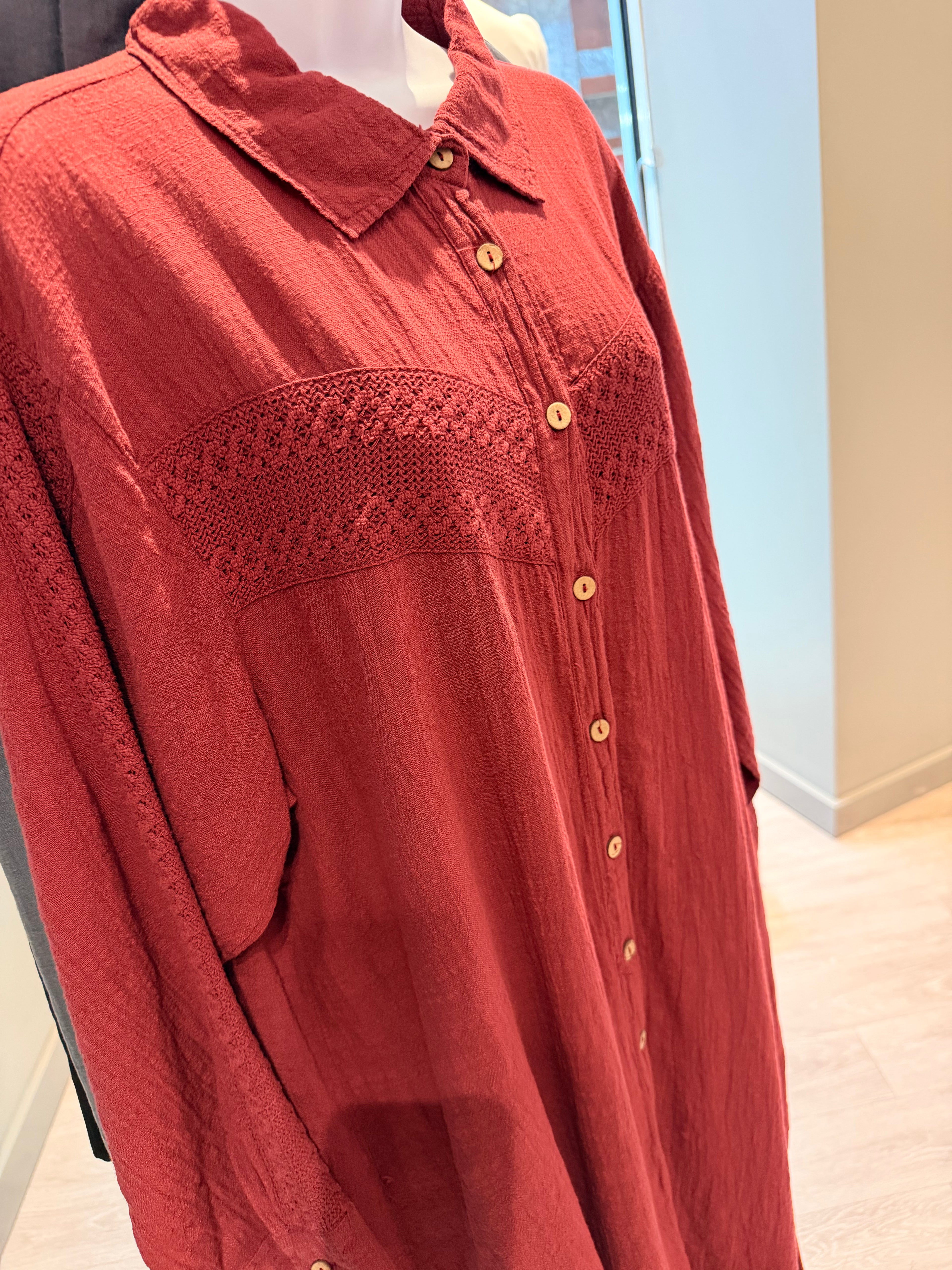 2 Pcs Long Tunic Set - Cotton